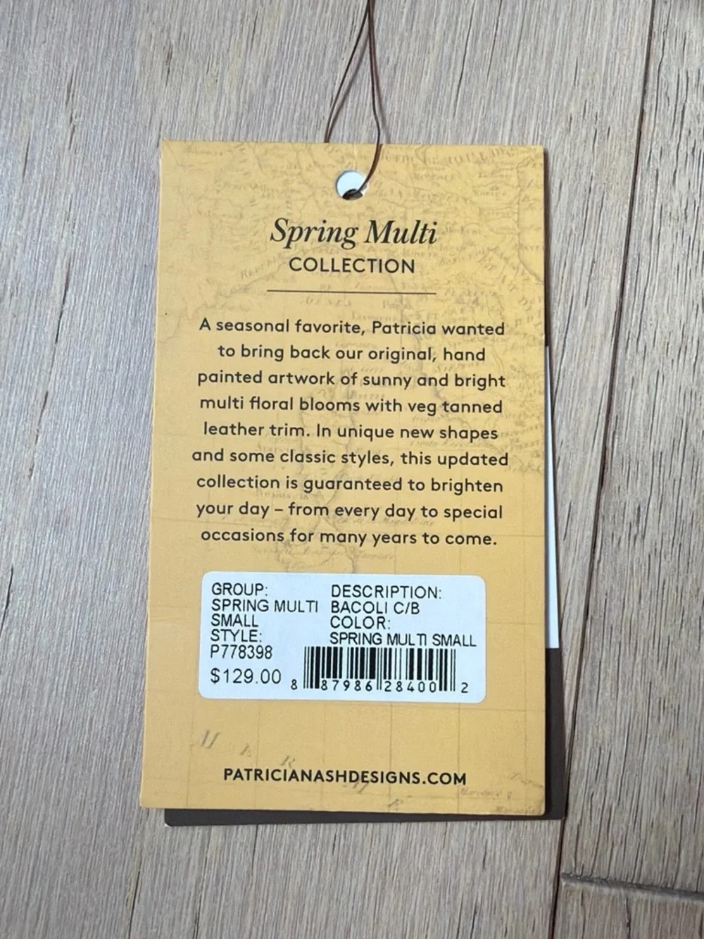 Patricia Nash Spring Multi Bacoli Crossbody small style